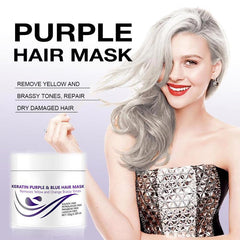 KeraGlow™ Maschera per capelli viola alla cheratina