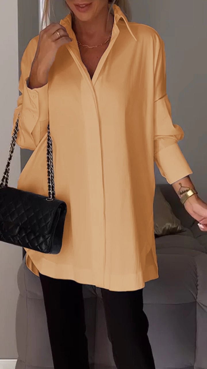 Khloe Gesner™ Camicia con spacco sul bavero