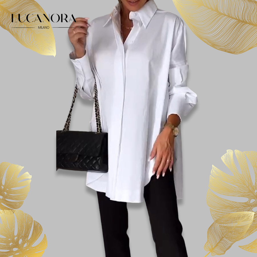 Khloe Gesner™ Camicia con spacco sul bavero