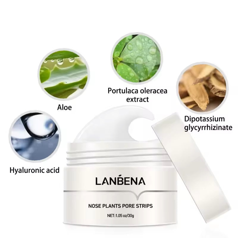 LANBENA™ Maschera esfoliante per la rimozione dei punti neri con 60 strisce