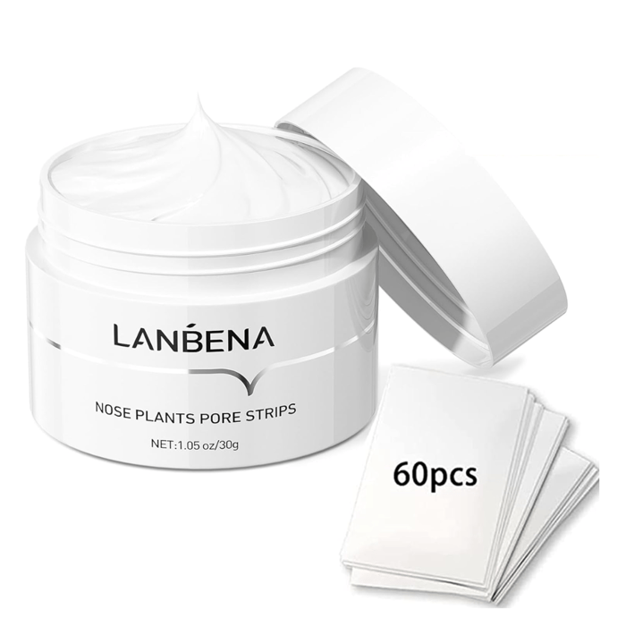 LANBENA™ Maschera esfoliante per la rimozione dei punti neri con 60 strisce