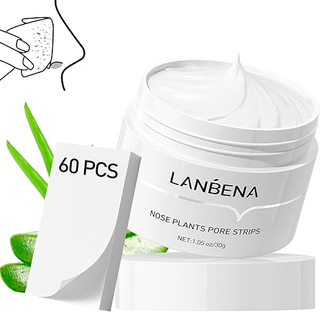 LANBENA™ Maschera esfoliante per la rimozione dei punti neri con 60 strisce