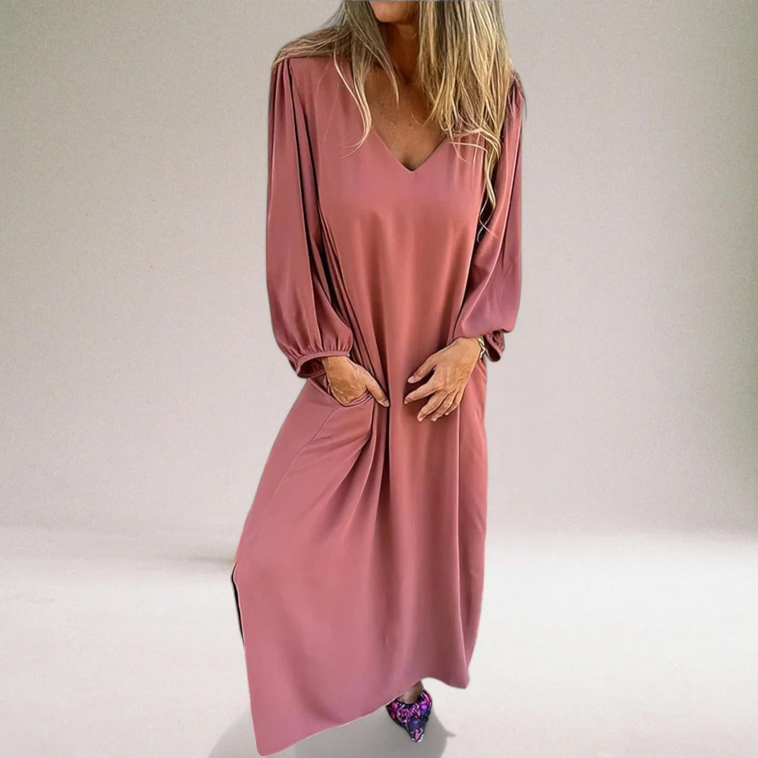 Lena Portanova™ Abito lungo elegante Boho di