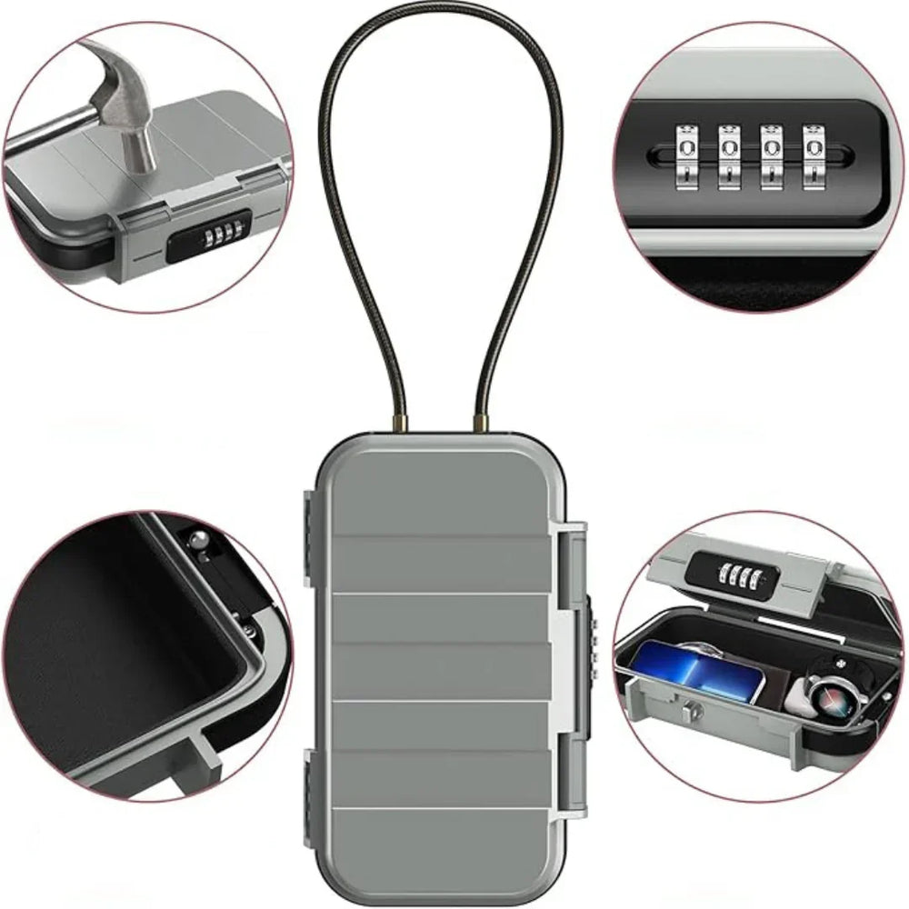 Locksy™ Cassetta di sicurezza da viaggio