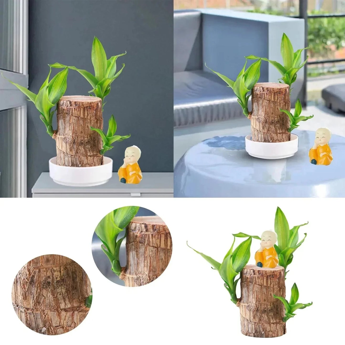 LuckyWood™ Pianta di legno in vaso