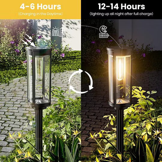 LumiPath Pro™ Luci solari decorative da giardino per vialetti