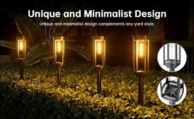 LumiPath Pro™ Luci solari decorative da giardino per vialetti