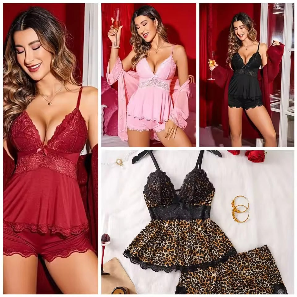LunaLace™ Completo intimo da donna - Pigiama e mutandine