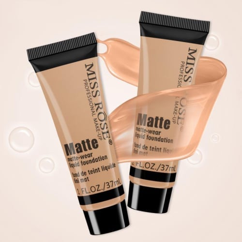 MISS ROSE™ Fondotinta liquido opaco