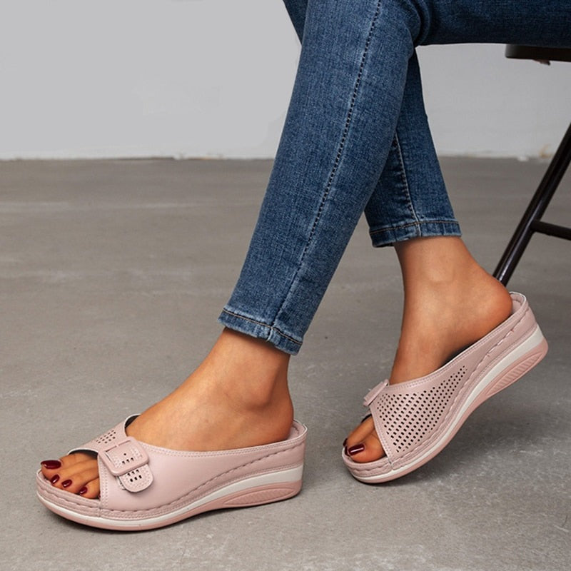 MariaComfort™ Sandali con zeppa alla moda