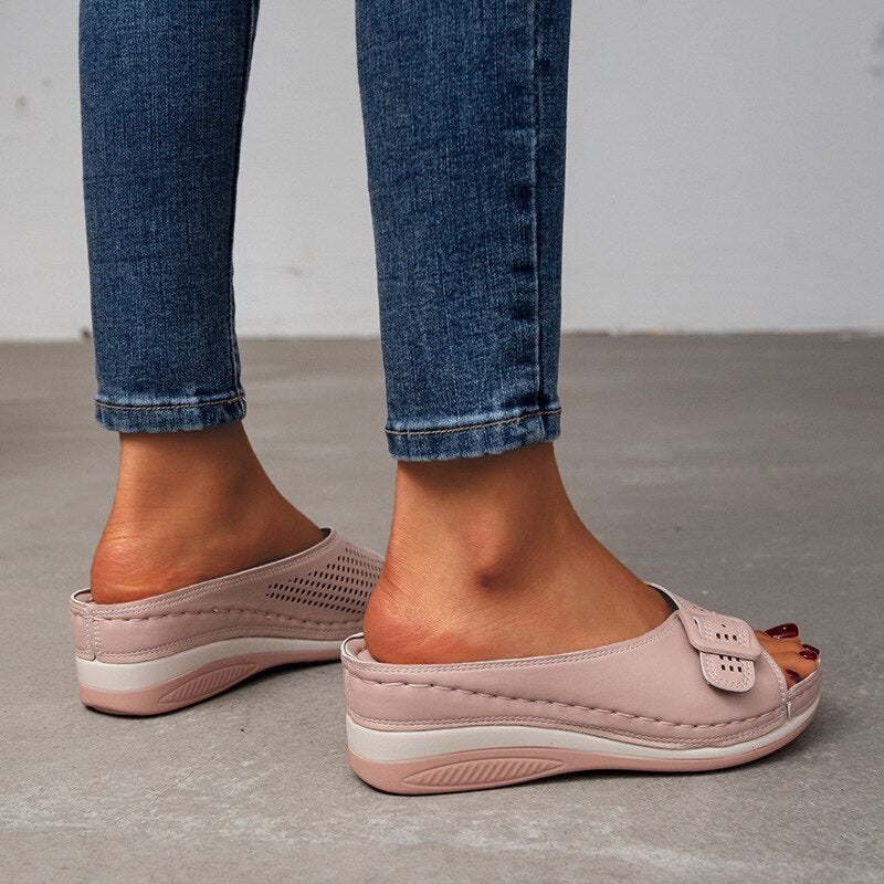 MariaComfort™ Sandali con zeppa alla moda