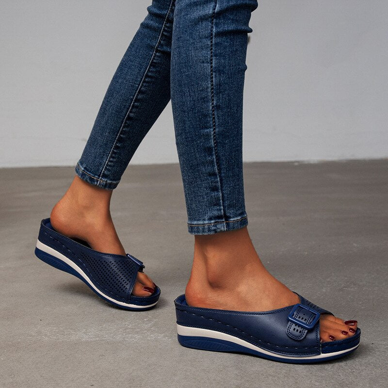 MariaComfort™ Sandali con zeppa alla moda