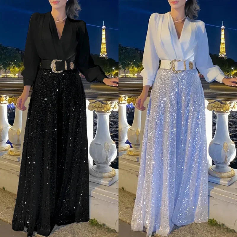 Melania Cocci™️ Elegante set di abbigliamento in due pezzi