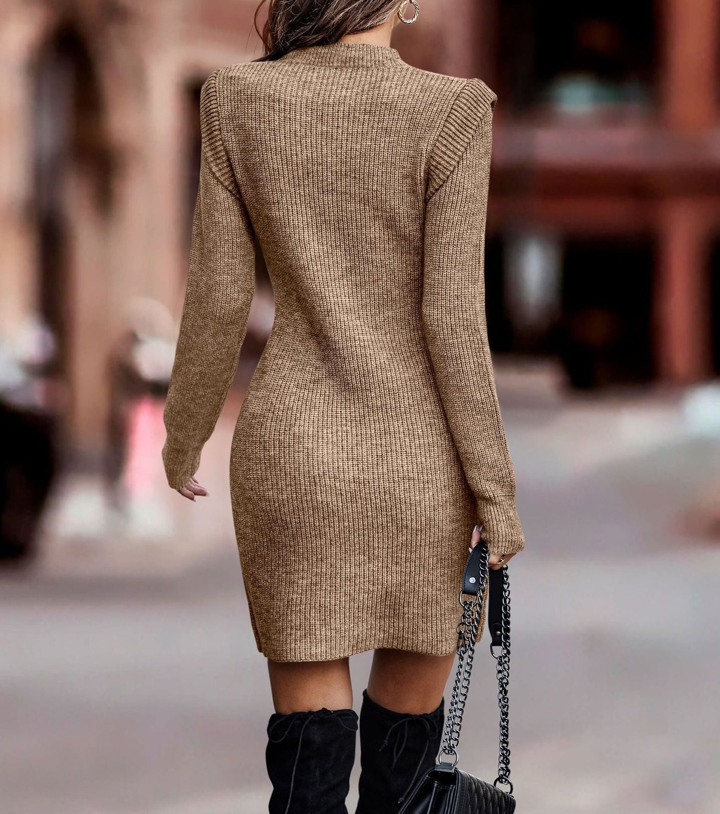 Michèle™️ Abito in maglia casual e alla moda