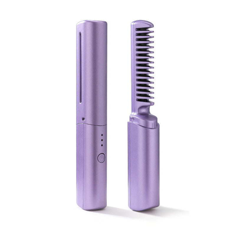 Mini GlamSet™️ Pettine elettrico / Mini ferro arricciacapelli e piastra 2 in 1