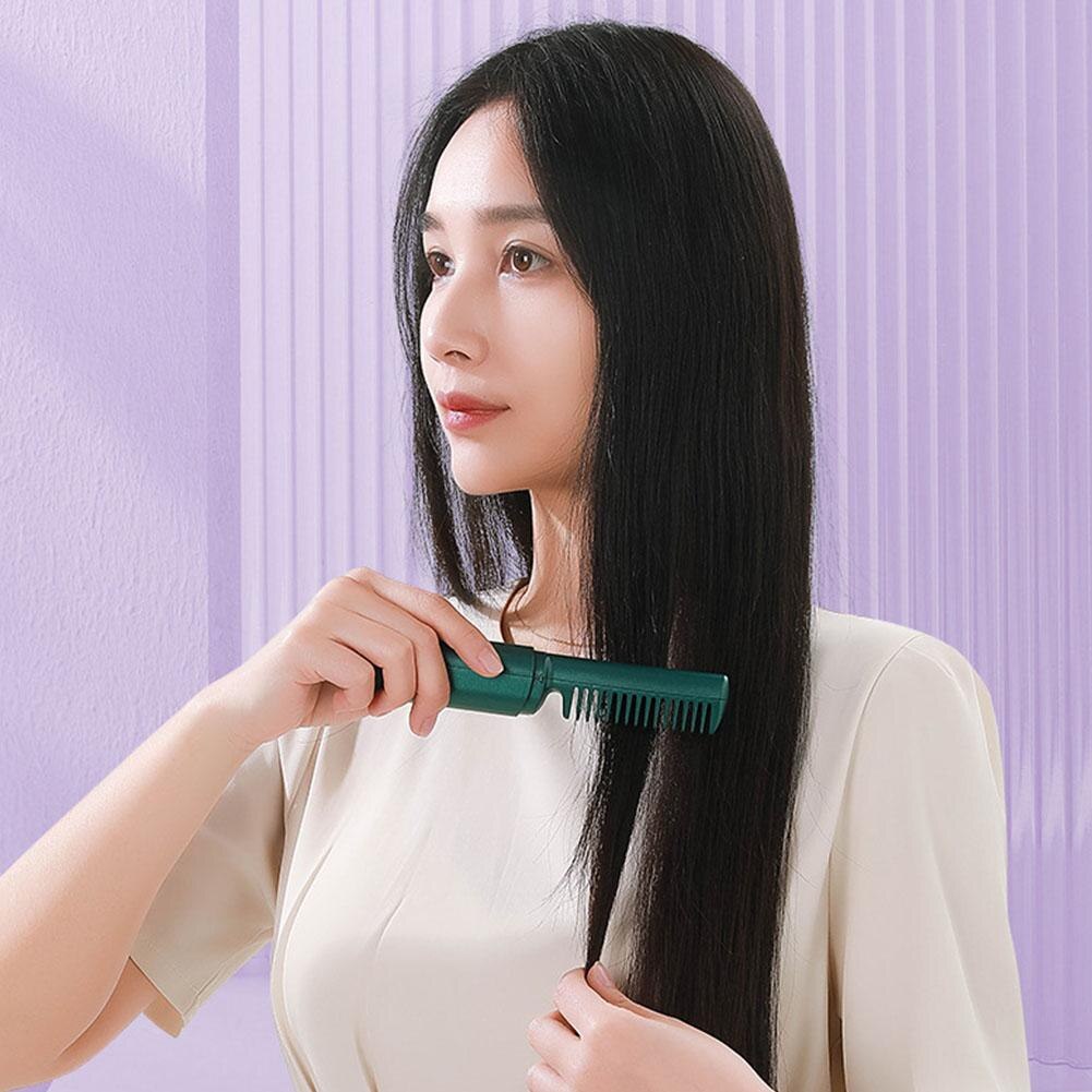 Mini GlamSet™️ Pettine elettrico / Mini ferro arricciacapelli e piastra 2 in 1
