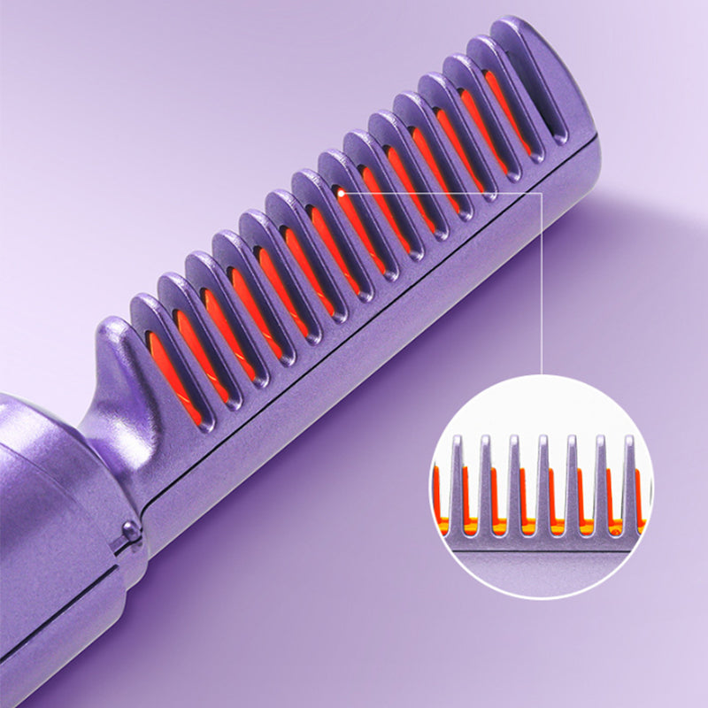 Mini GlamSet™️ Pettine elettrico / Mini ferro arricciacapelli e piastra 2 in 1