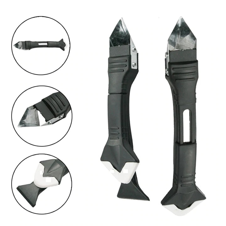 Mr Mold+™ Set di strumenti per sigillante 5 in 1: include 5 punte di ricambio! | Calafatare come un professionista!