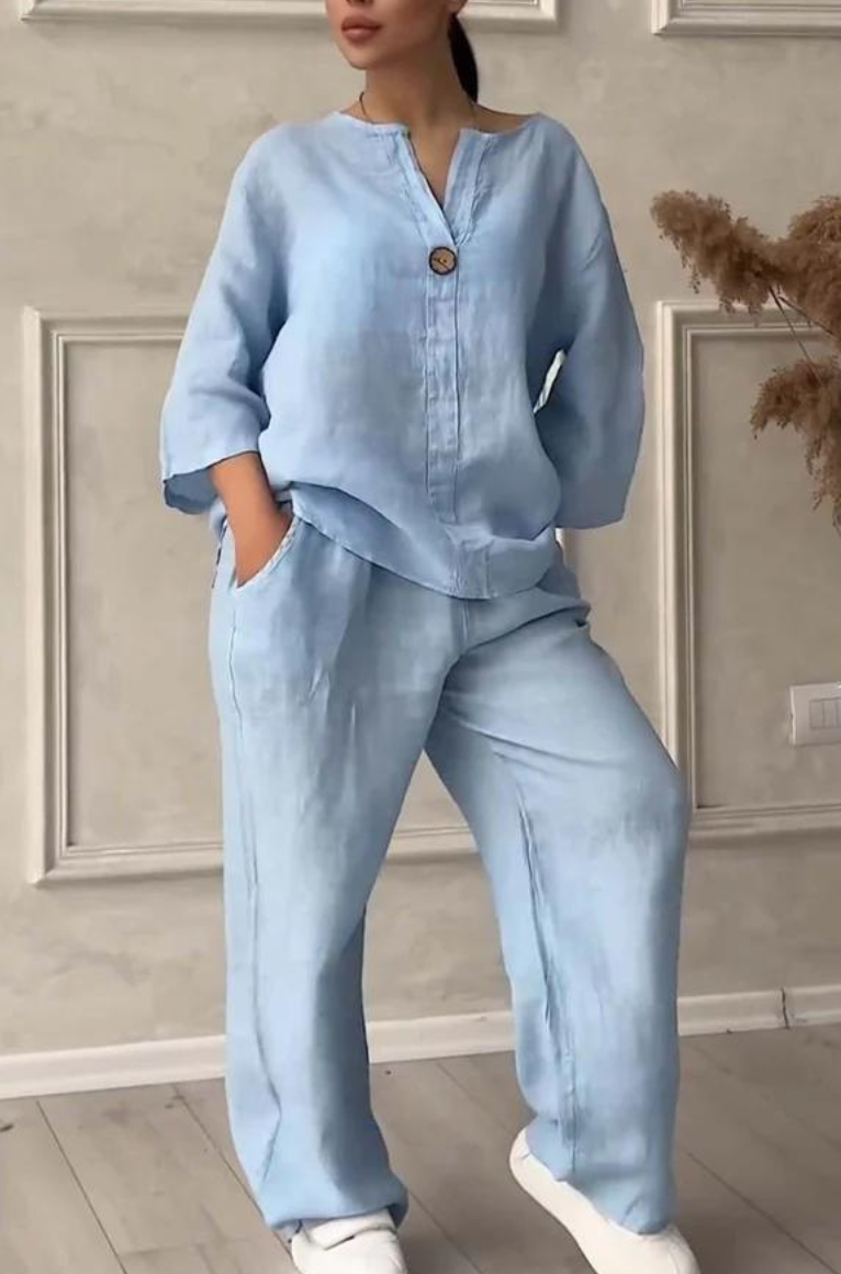 Myra Brown™ 2 pezzi di ensemble estivo casual