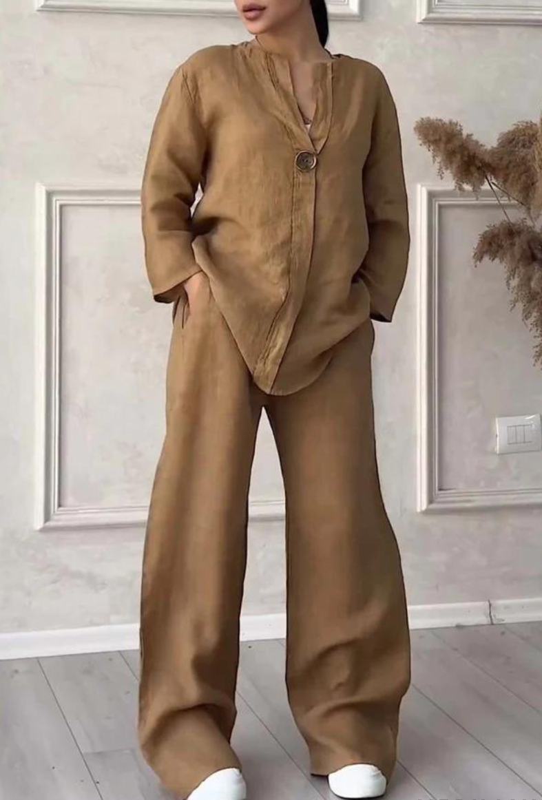 Myra Brown™ 2 pezzi di ensemble estivo casual