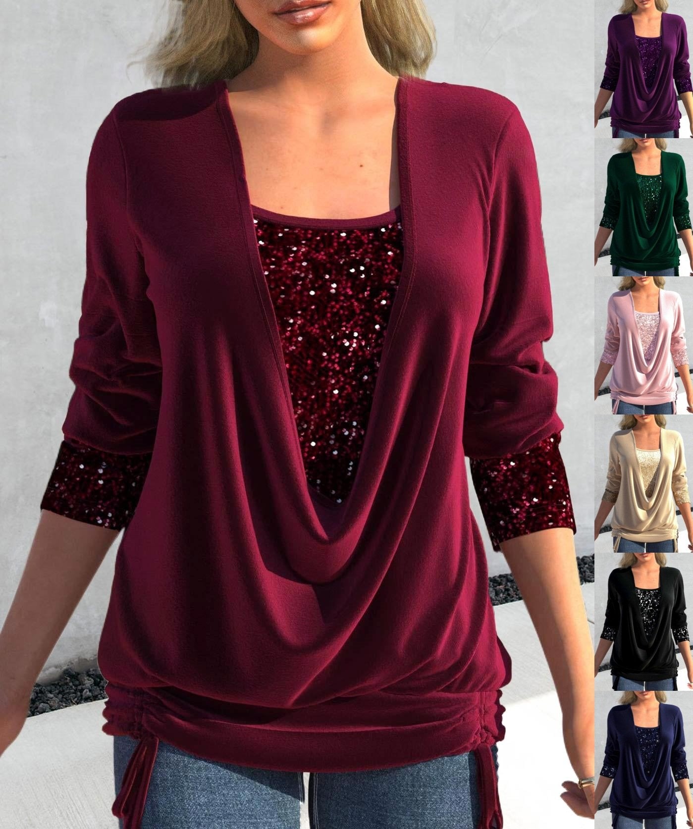 Natale Spirit™️ Maglione ampio in broccato