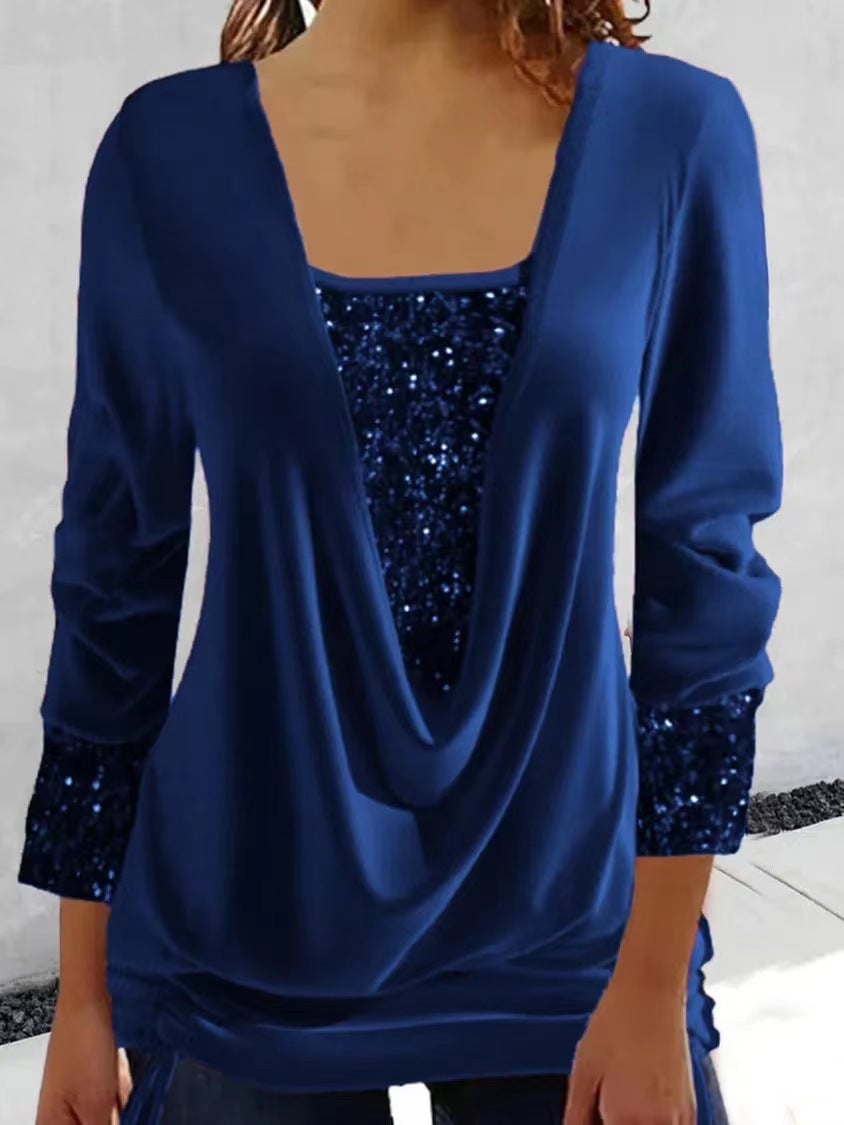 Natale Spirit™️ Maglione ampio in broccato