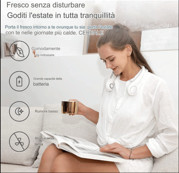 NekChill™ Ventilatore da collo portatile