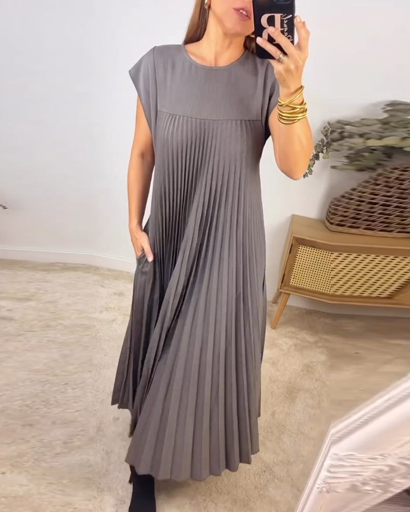 Nina Dembélé™ Abito a pieghe senza maniche