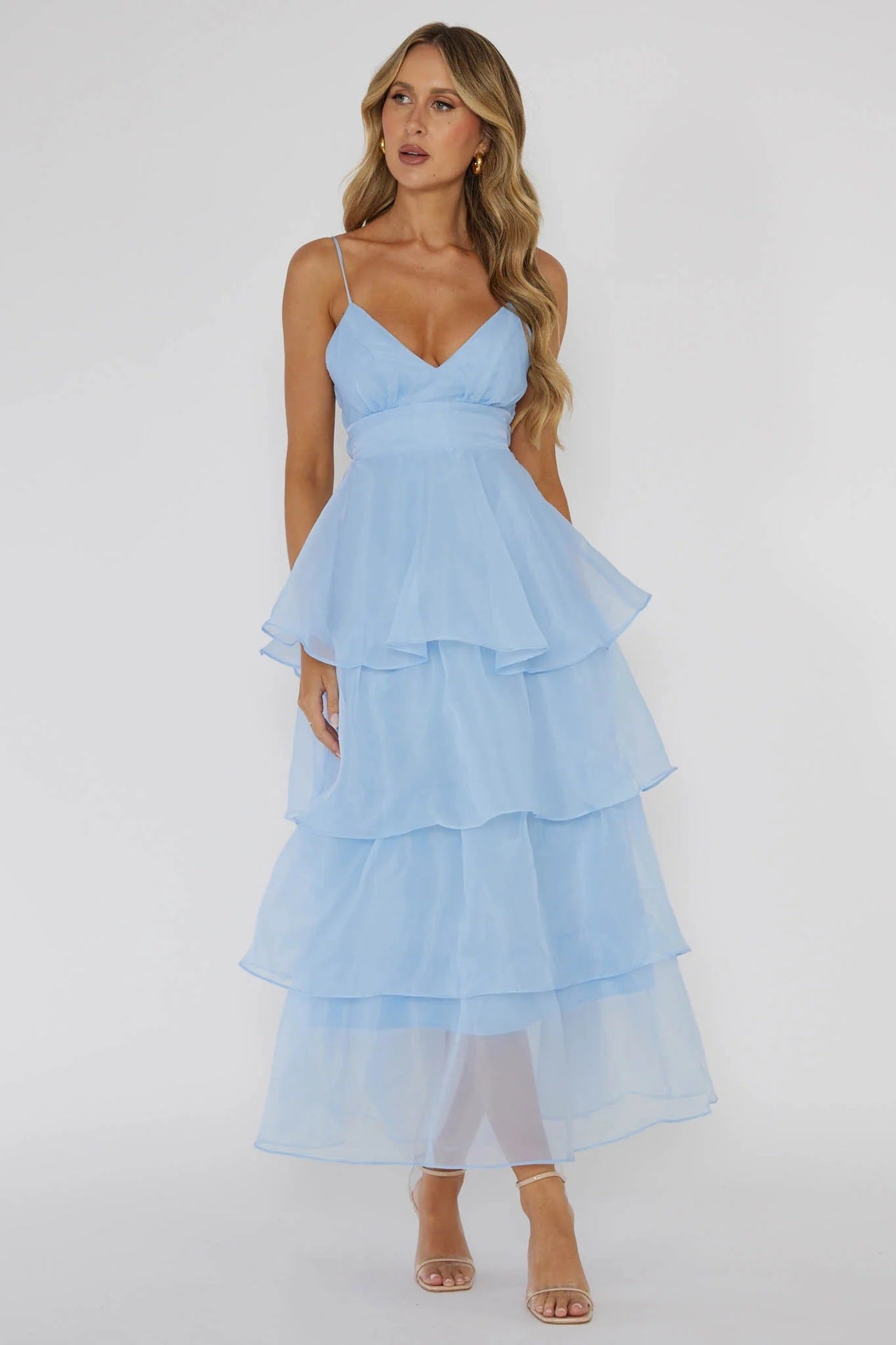 Nina Vidal™ Maxi abito con volant