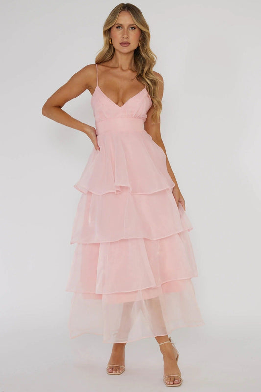 Nina Vidal™ Maxi abito con volant
