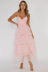 Nina Vidal™ Maxi abito con volant