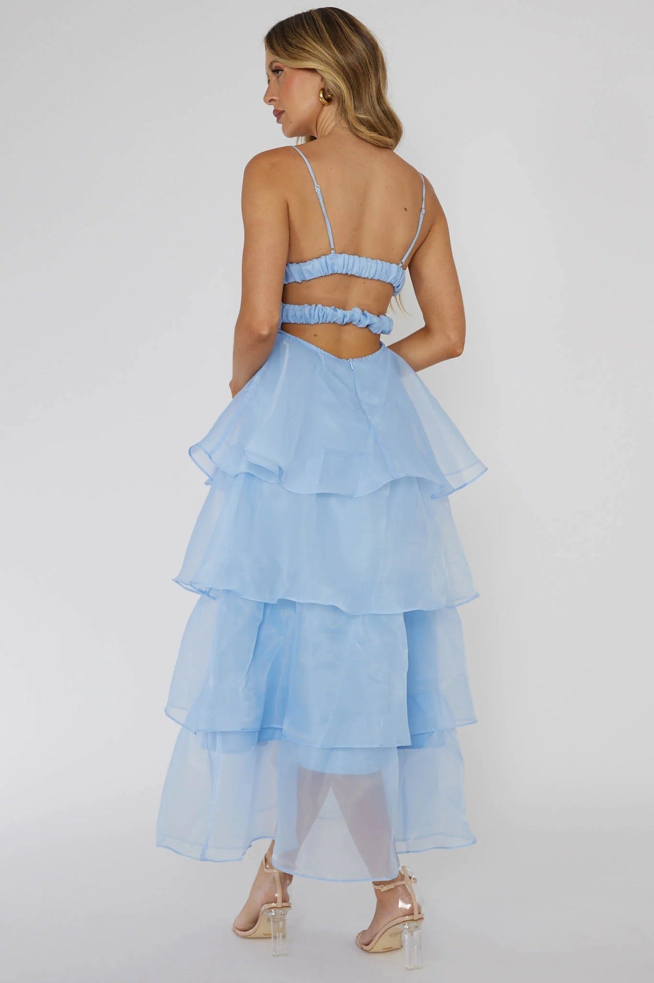 Nina Vidal™ Maxi abito con volant