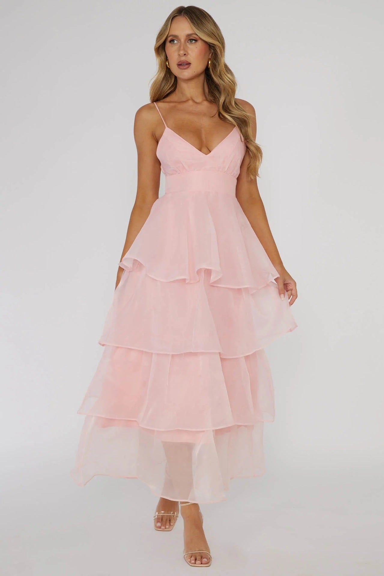 Nina Vidal™ Maxi abito con volant