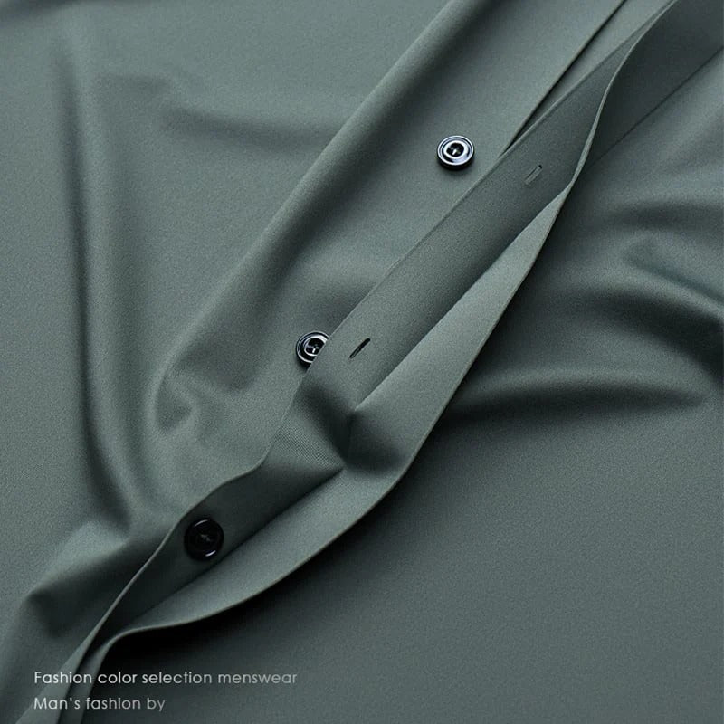 Nino Pannullo™ Camicia antipiega classica ed elegante da uomo