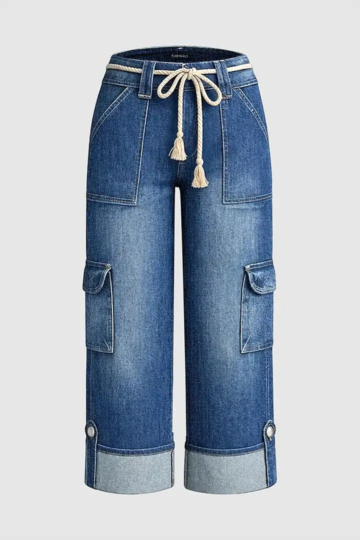 Novella Trecastelli™ Pantaloni cargo a gamba larga per il comfort quotidiano