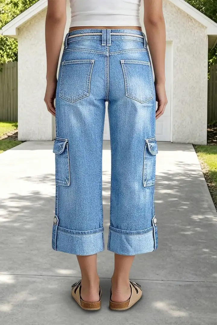 Novella Trecastelli™ Pantaloni cargo a gamba larga per il comfort quotidiano