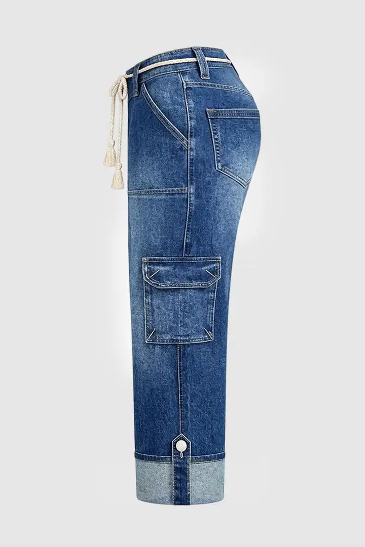 Novella Trecastelli™ Pantaloni cargo a gamba larga per il comfort quotidiano