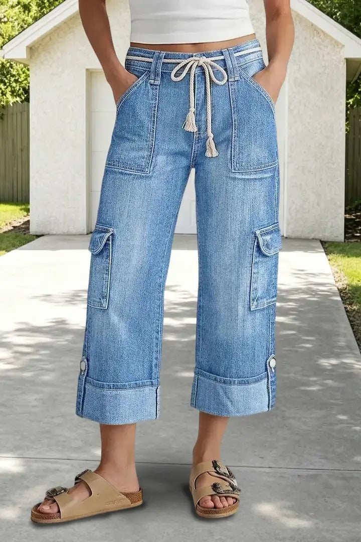 Novella Trecastelli™ Pantaloni cargo a gamba larga per il comfort quotidiano
