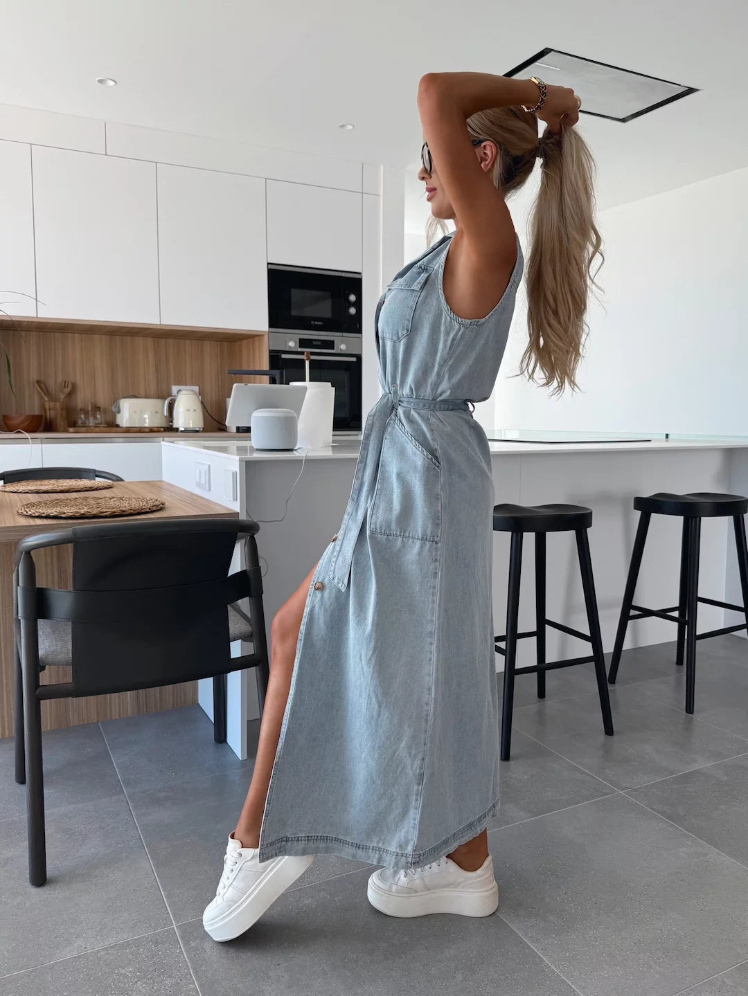 Ombretta Maio™ Abito lungo in denim