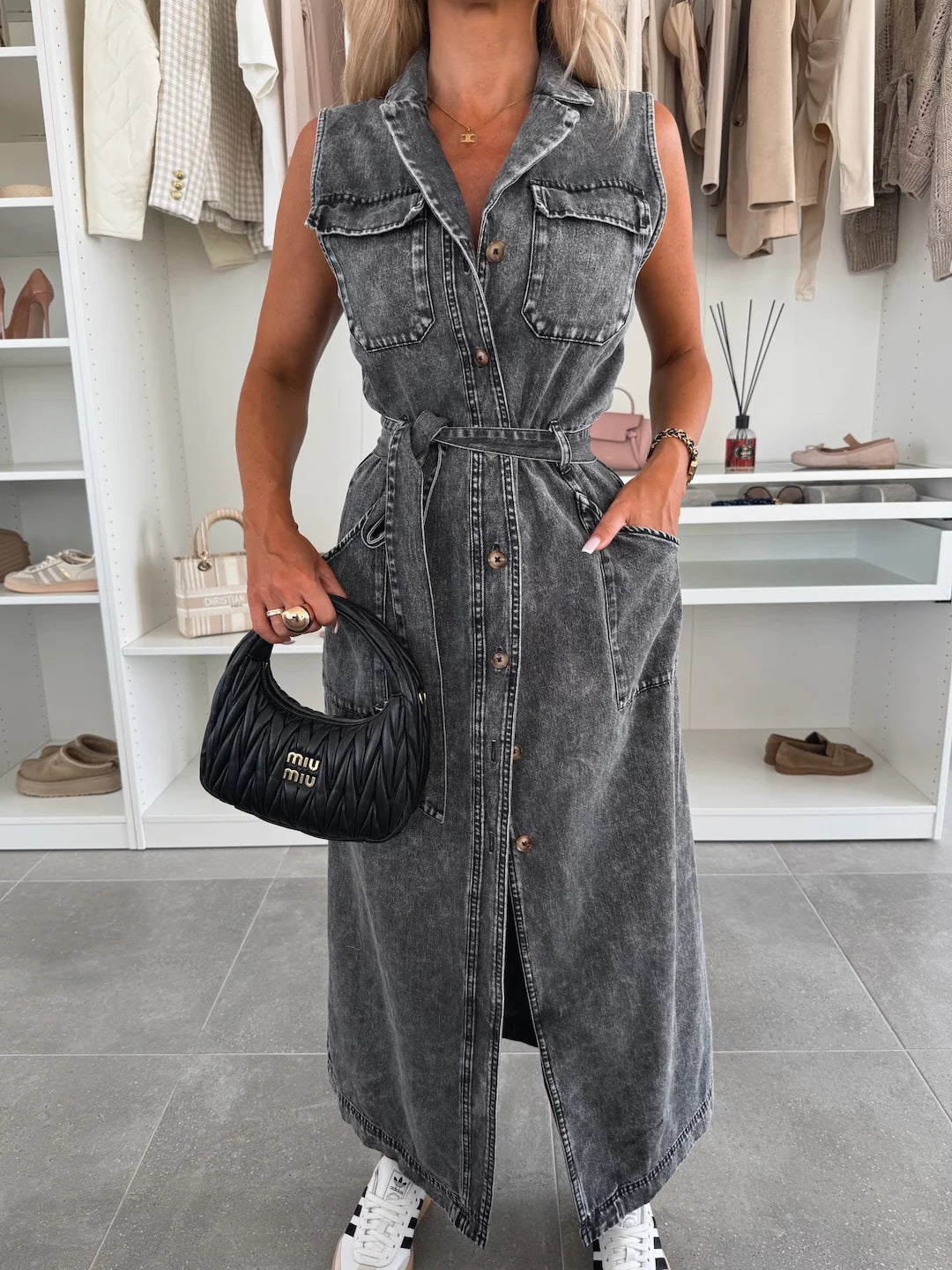 Ombretta Maio™ Abito lungo in denim