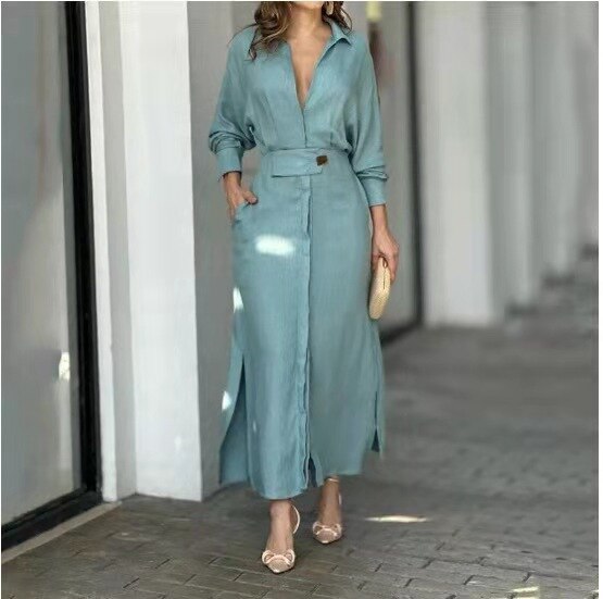 Orsina Milano™ Abito lungo elegante e moderno