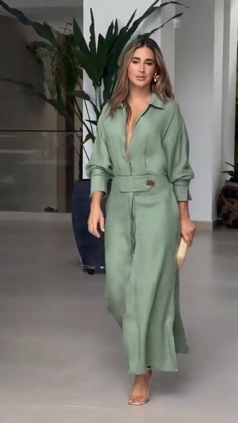 Orsina Milano™ Abito lungo elegante e moderno
