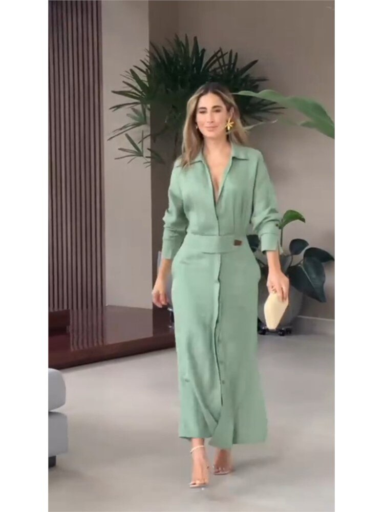 Orsina Milano™ Abito lungo elegante e moderno
