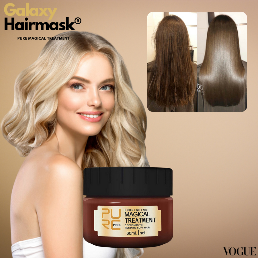 PURE™ Maschera per capelli alla cheratina | Capelli lucenti e sani in pochi secondi! (1+1 GRATIS)
