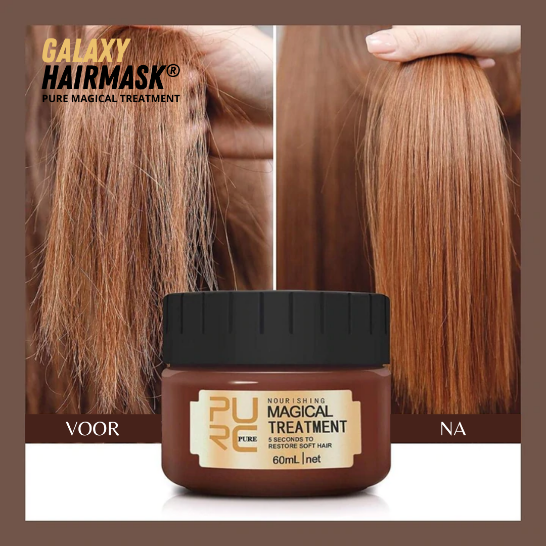 PURE™ Maschera per capelli alla cheratina | Capelli lucenti e sani in pochi secondi! (1+1 GRATIS)