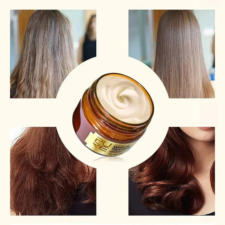 PURE™ Maschera per capelli alla cheratina | Capelli lucenti e sani in pochi secondi! (1+1 GRATIS)
