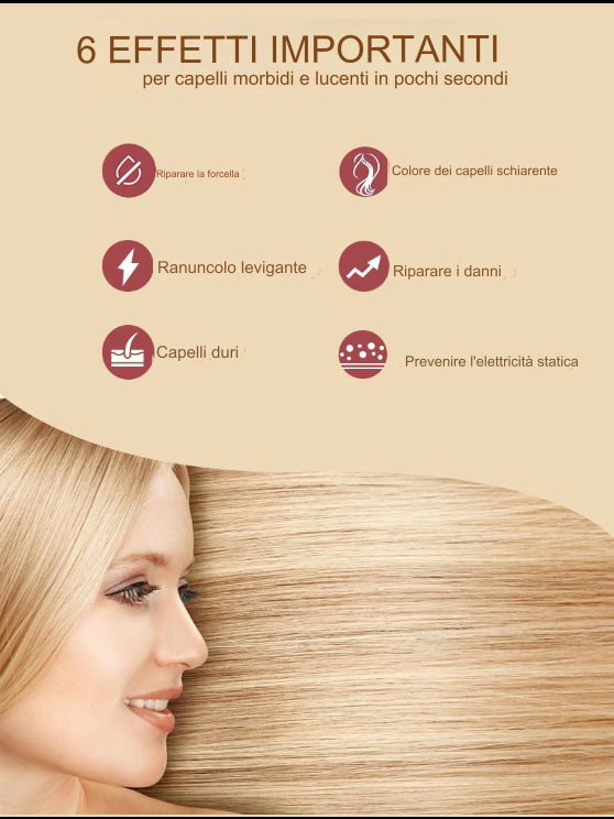 PURE™ Maschera per capelli alla cheratina | Capelli lucenti e sani in pochi secondi! (1+1 GRATIS)