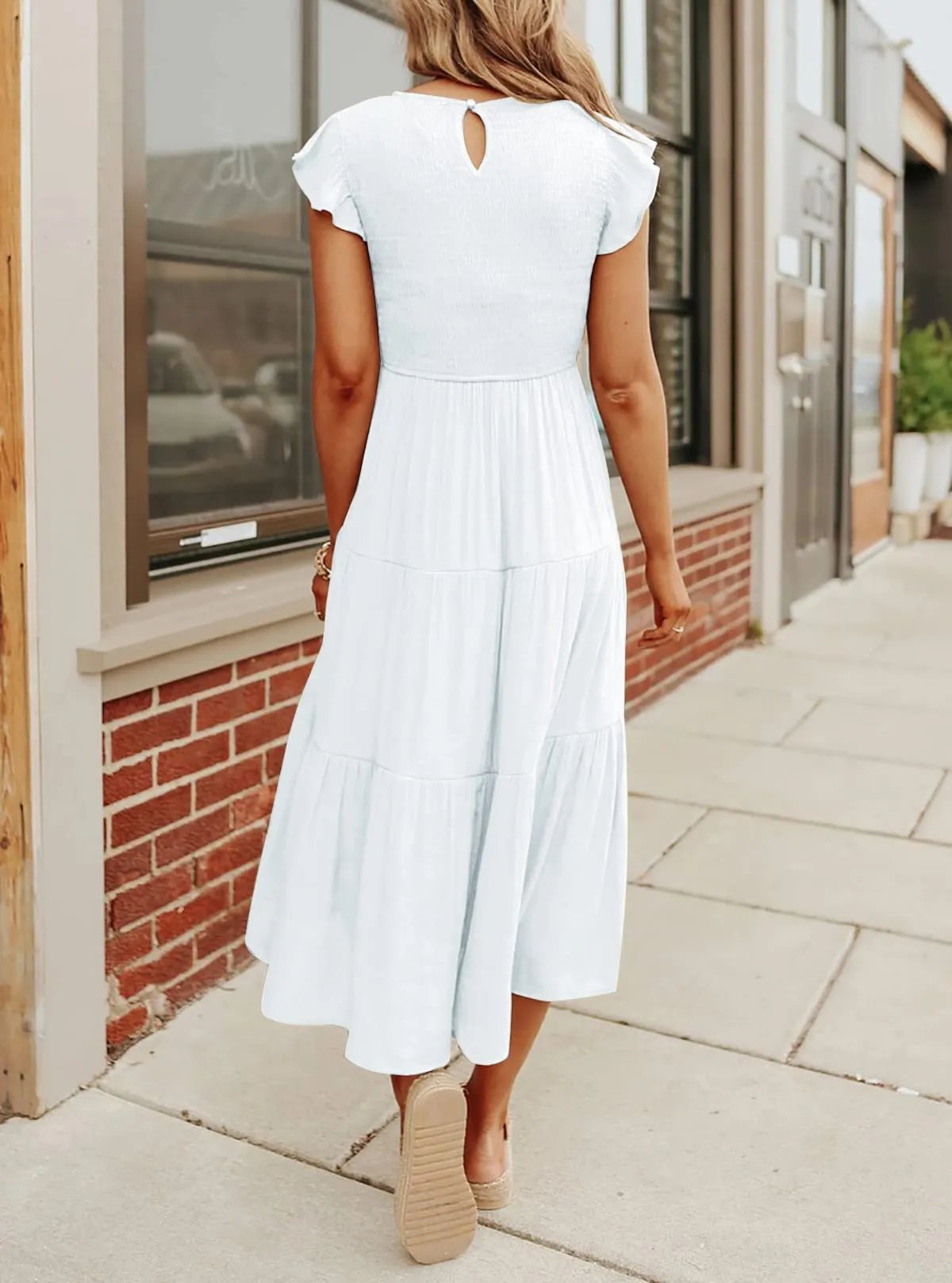 Paige Ray™ Abito midi estivo casual