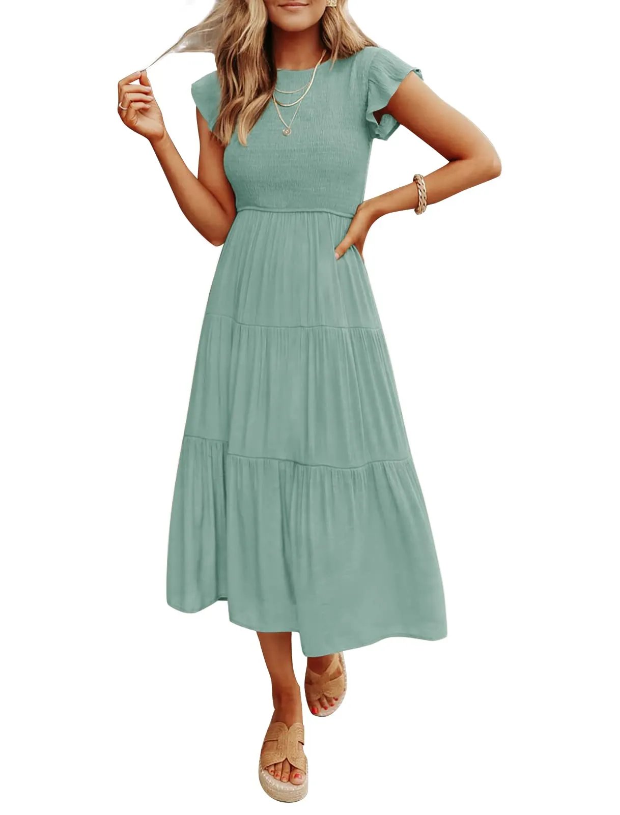 Paige Ray™ Abito midi estivo casual