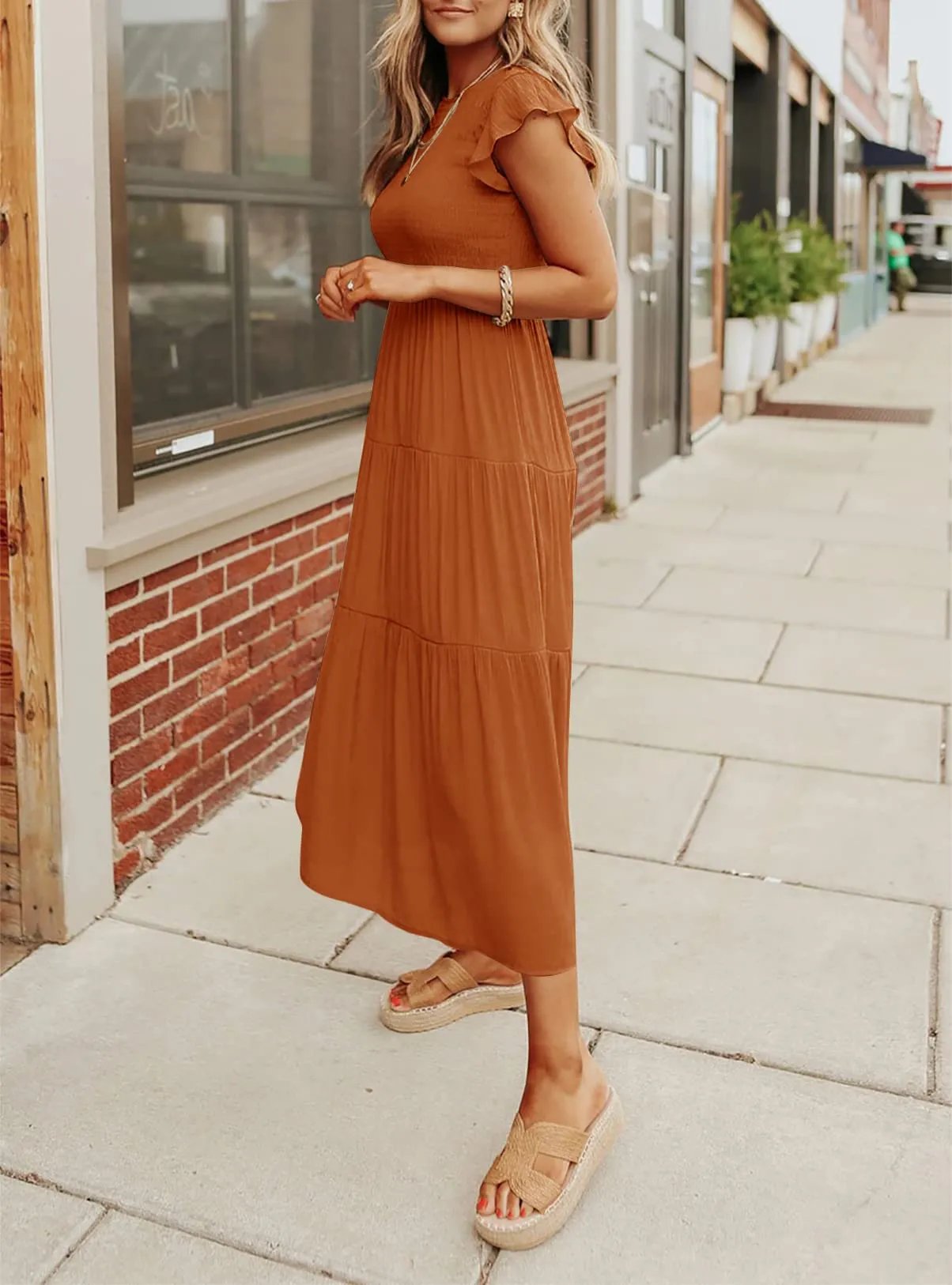 Paige Ray™ Abito midi estivo casual